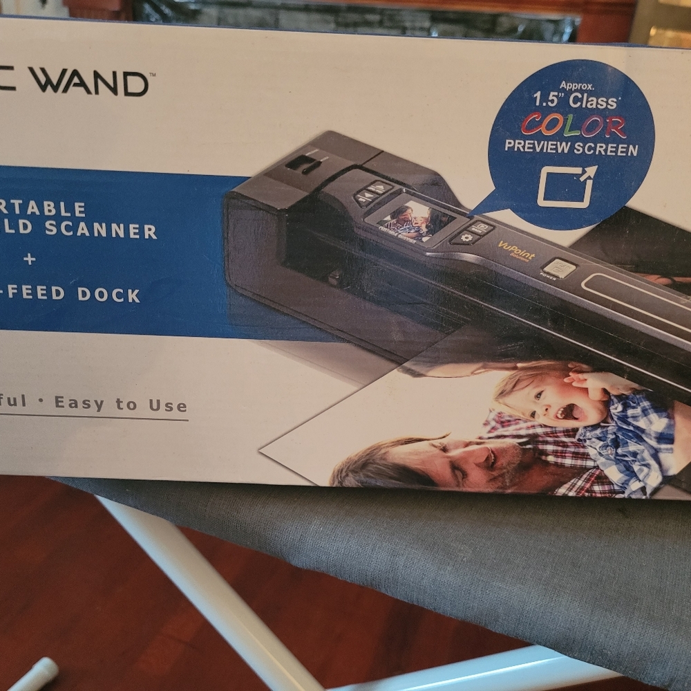 Portable Handheld scanner plus auto feed dock. Only scanner